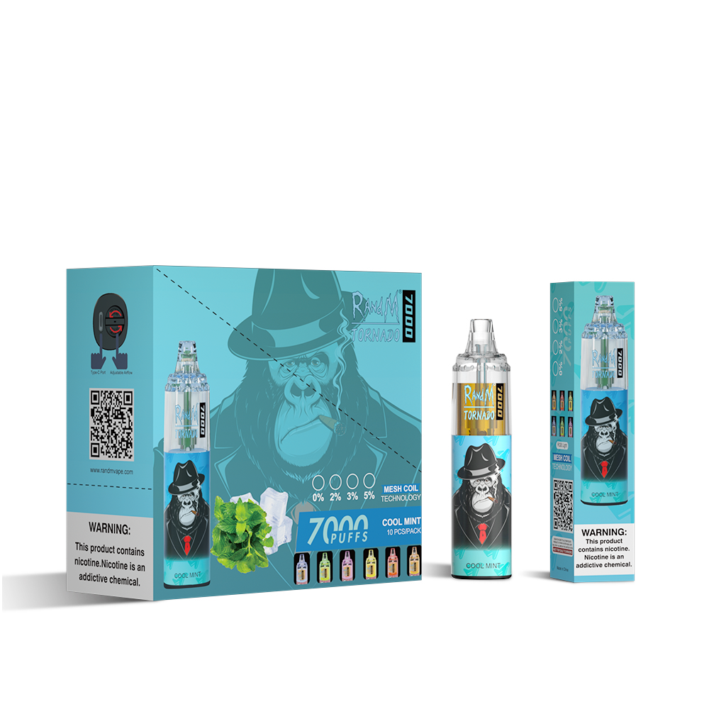 RAndM Tornado 7000 Caladas Vape Desechable (Caja de 10)