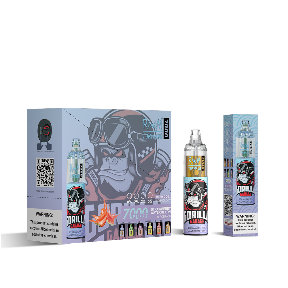 RAndM Tornado 7000 Caladas Vape Desechable (Caja de 10)