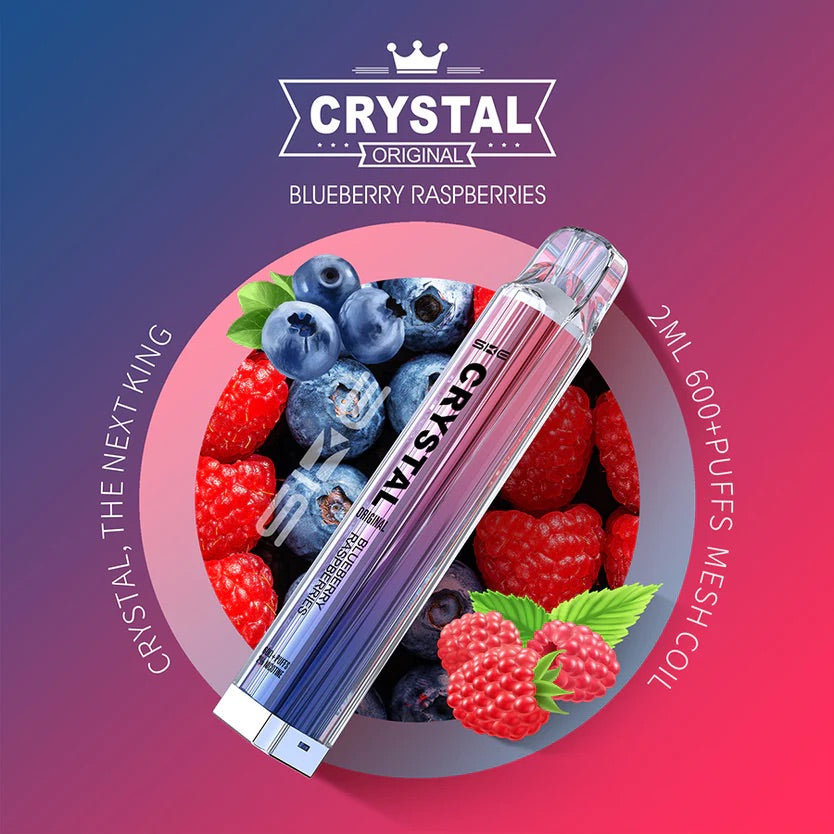 SKE Crystal Bar 600 Puffs Disposable Vape Box Of 10