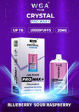 The Crystal Pro Max + 10000 Caladas Vape Desechable (Caja de 10)