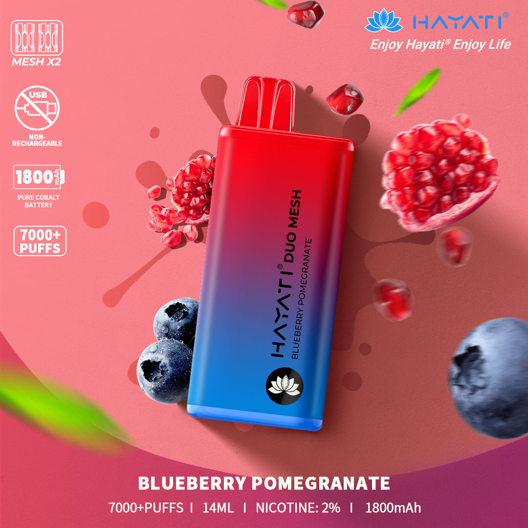 Hayati Duo Mesh 7000 Caladas Vape Desechable