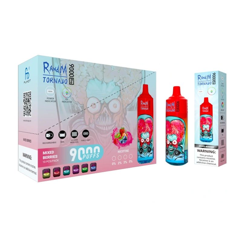 Randm Tornado 9000 Pro Caladas Vape Desechable (Caja de 10)
