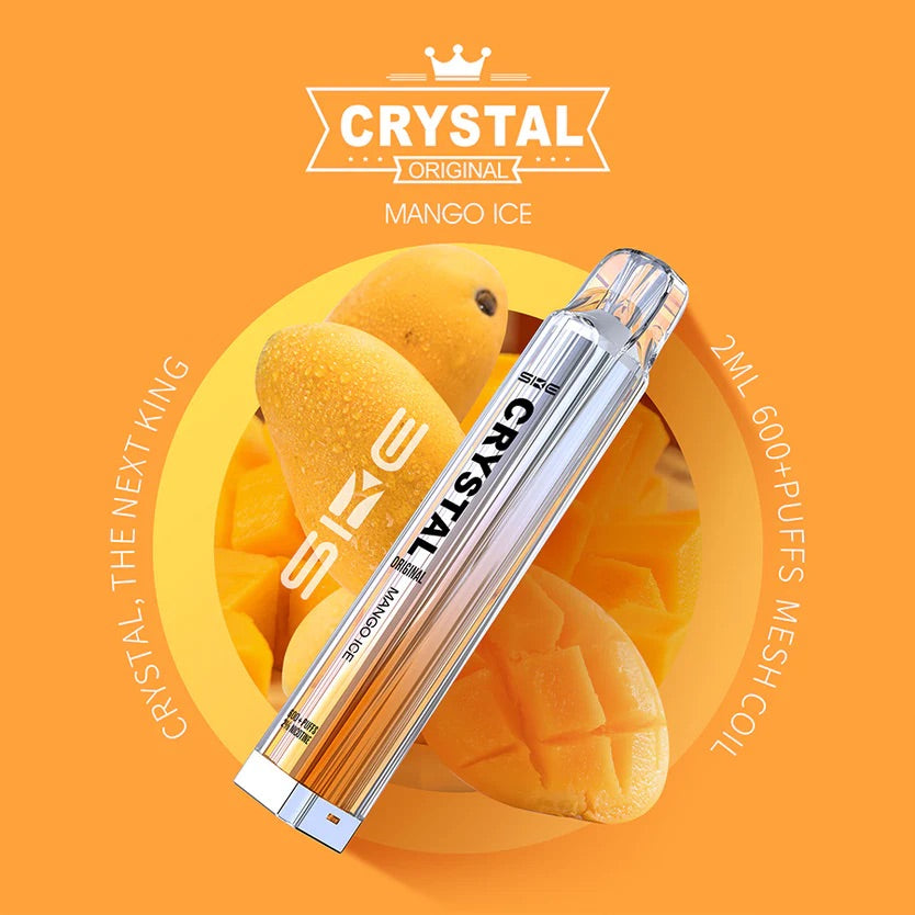 SKE Crystal Bar 600 Puffs Disposable Vape Box Of 10