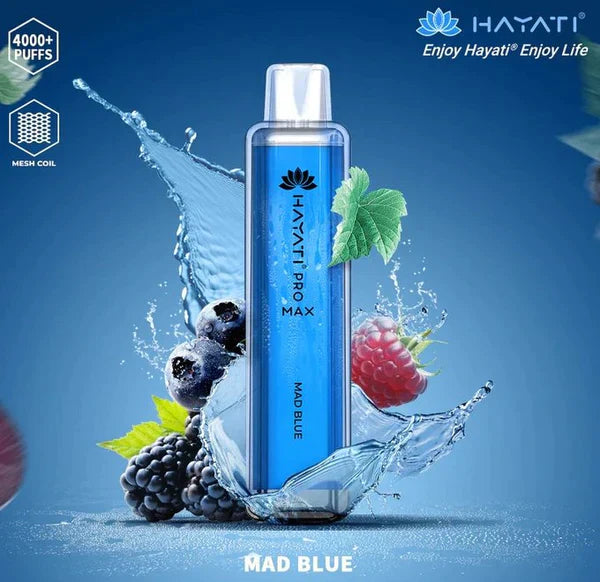 Hayati Pro Max 4000 Caladas Vape Desechable (Caja de 10)