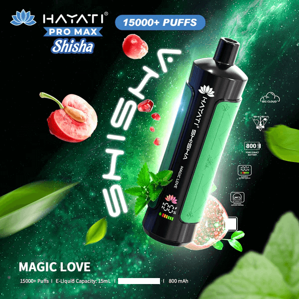 Hayati Shisha 15k Puffs Disposable Vape