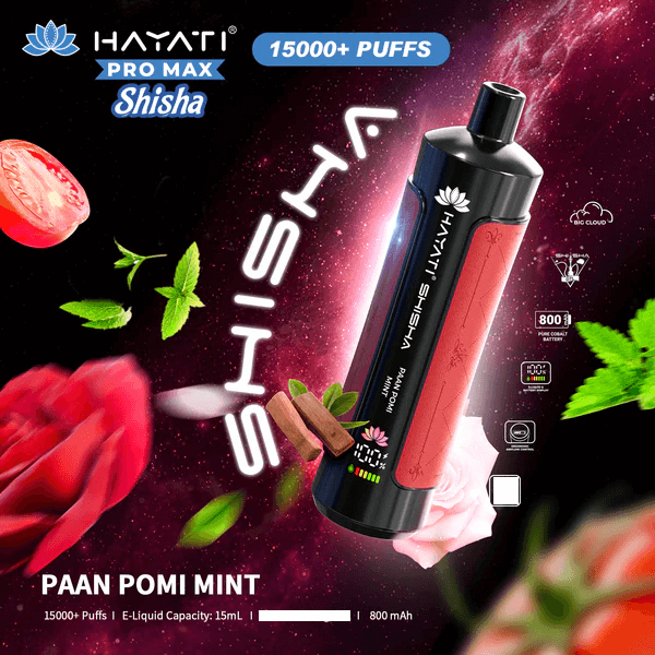 Hayati Shisha 15k Puffs Disposable Vape (Box of 10)