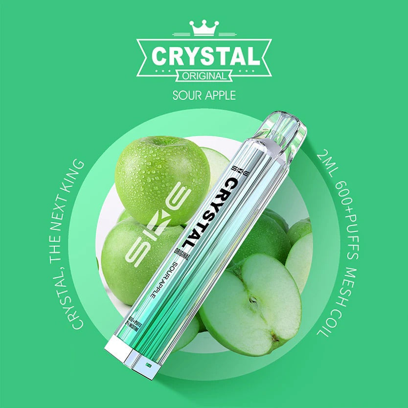 SKE Crystal Bar 600 Puffs Disposable Vape Box Of 10