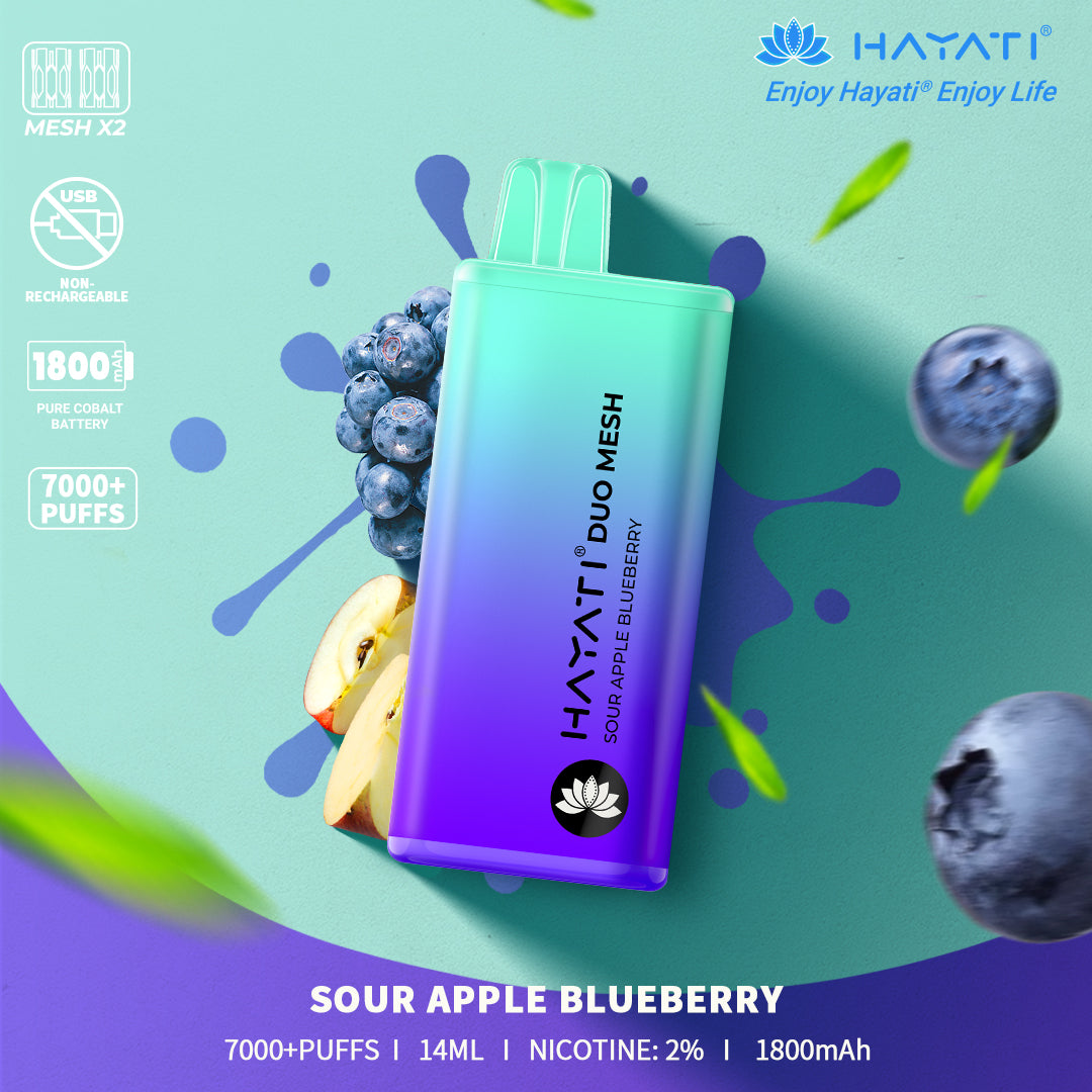 Hayati Duo Mesh 7000 Caladas Vape Desechable