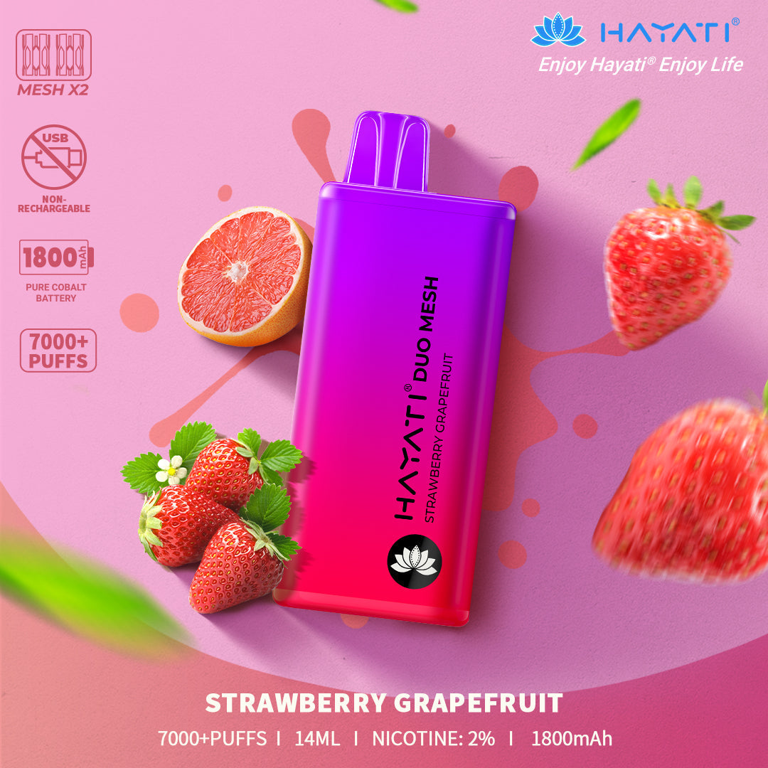 Hayati Duo Mesh 7000 Caladas Vape Desechable