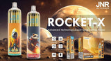 JNR Rocket X 12400 Caladas Vape Desechable (Caja de 10)
