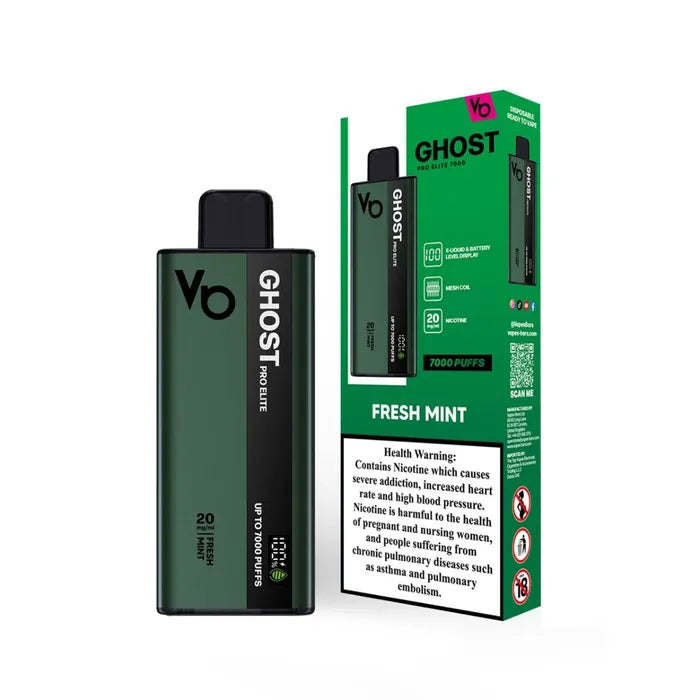 Ghost Pro Elite 7000 Caladas Vape Desechable (Caja de 10)
