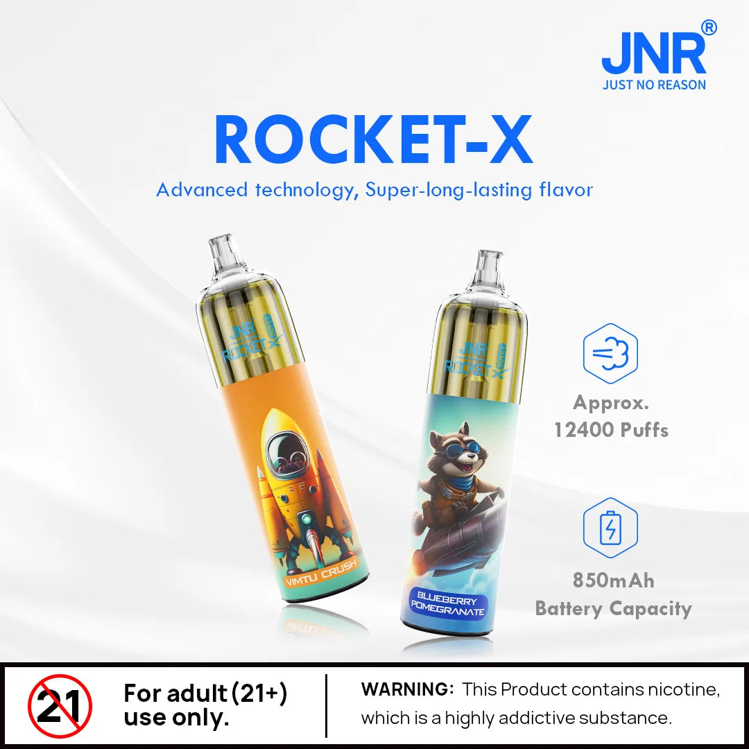 JNR Rocket X 12400 Caladas Vape Desechable (Caja de 10)
