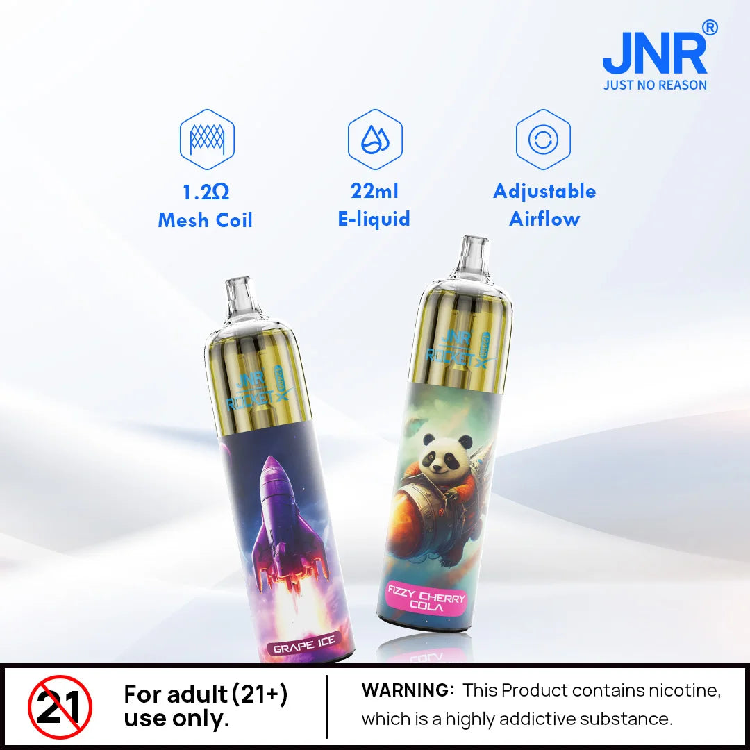 JNR Rocket X 12400 Caladas Vape Desechable (Caja de 10)
