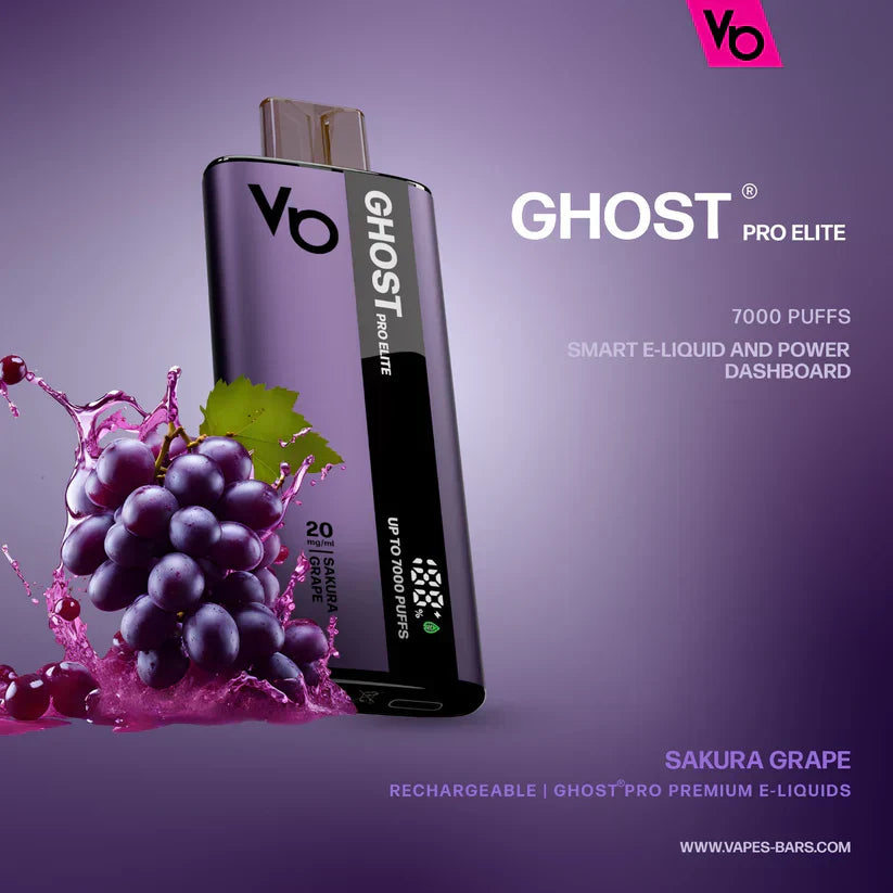 Ghost Pro Elite 7000 Caladas Vape Desechable (Caja de 10)
